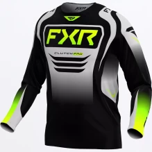 FXR CLUTCH PRO MX JERSEY 25-BLACK/GREY/HIVIS