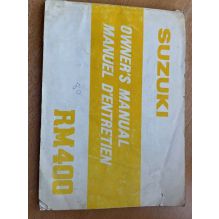 OWNERS MANUAL RM400 1980 (SEPTEMBER 1979)