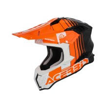 ACERBIS HELMET AIRSTRIKE - C, orange/white glossy