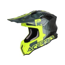 ACERBIS HELMET AIRSTRIKE - C, black/fluo yellow glossy