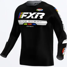 FXR YOUTH APEX MX JERSEY 2026, BLACK