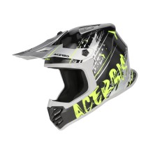 ACERBIS PROFILE JUNIOR HELMET, BLACK/FLUO YELLOW
