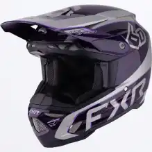 FXR 6D ATR-3 FIM HELMET 26, GREY/PURPLE