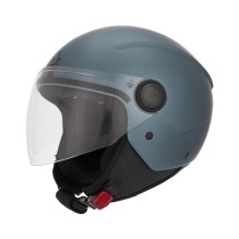 ACERBIS HELMET JET BREZZA, DARK BLUE METALLIC
