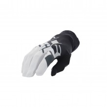 ACERBIS LINEAR MX GLOVES, WHITE/BLACK