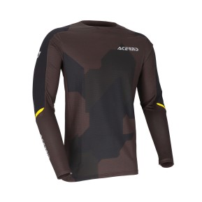ACERBIS X-DURO WINTER JERSEY 3.0, BLACK/YELLOW - XL
