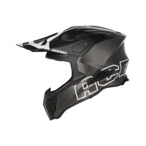 ACERBIS HELMET AIRSTRIKE - Carbon, black/white glossy