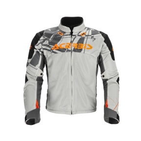 ACERBIS JACKET RALLY RACE MESH, ORANGE/GREY